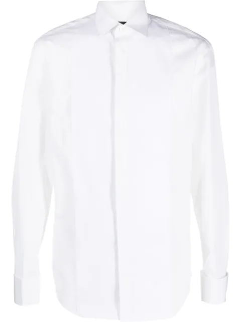 Emporio Armani long-sleeve cotton shirt