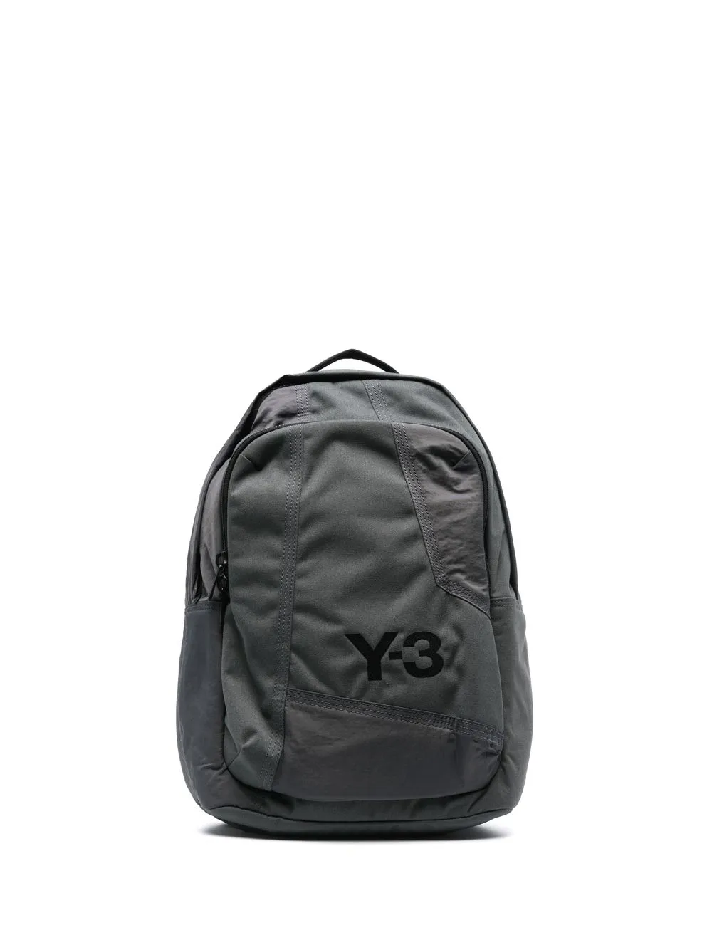 Y-3 Logo-print Backpack In Grey