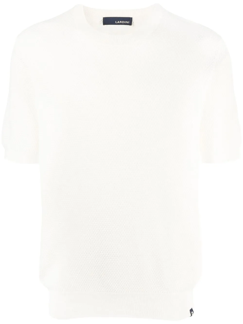 

Lardini short-sleeve cotton jumper - White