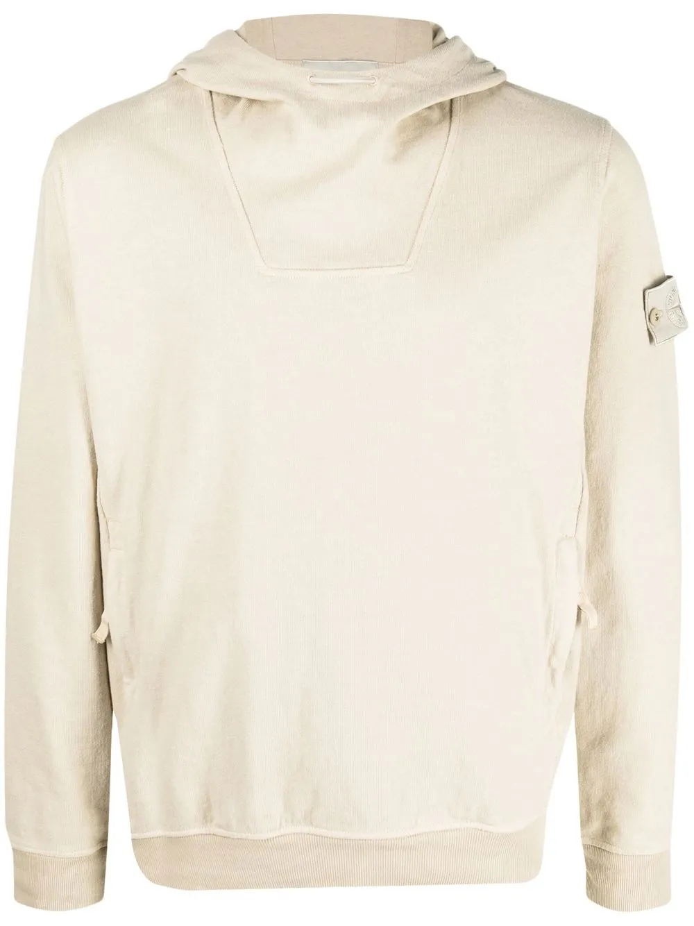 

Stone Island Compass-patch hoodie - Neutrals