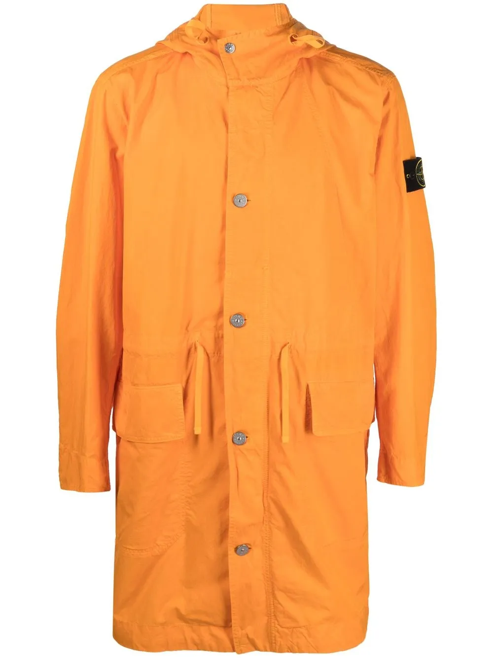 

Stone Island cupro-cotton fishtail parka - Orange