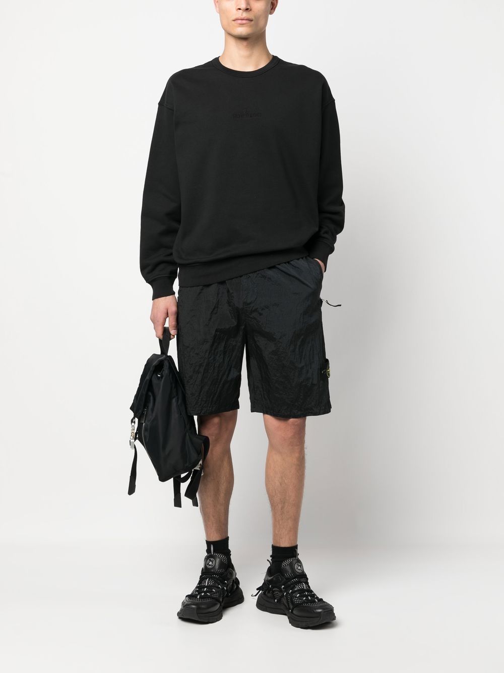 Stone Island Bermuda shorts - Zwart