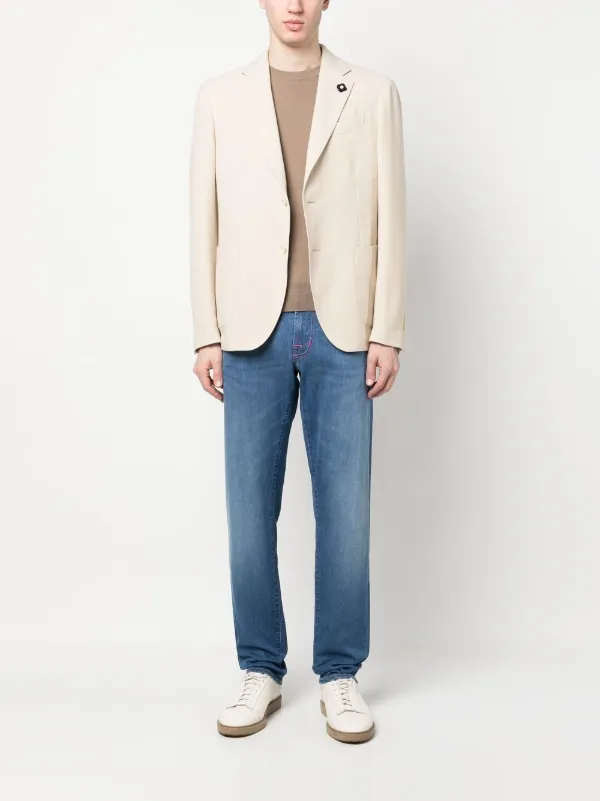 美　LARDINI チャコール　シングルジャケット　50 秋冬 楽天市場】【10%OFFセール】LARDINI ラルディーニ コットン