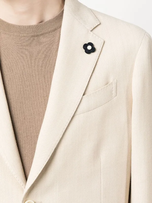Lardini シングルジャケット | ブラウン | FARFETCH JP