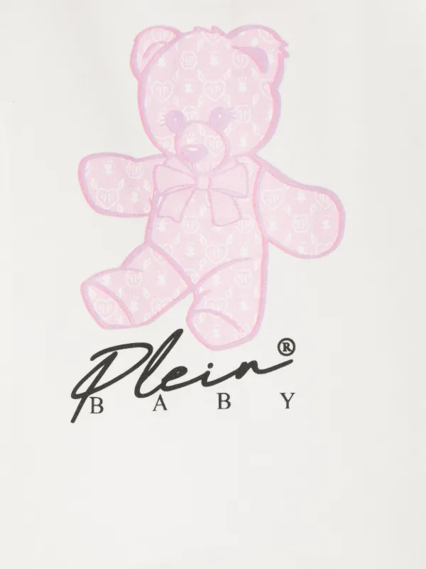 Philipp Plein Junior テディベア ワンピース | ホワイト | FARFETCH JP