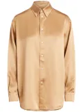 Polo Ralph Lauren long-sleeve silk shirt - Neutrals