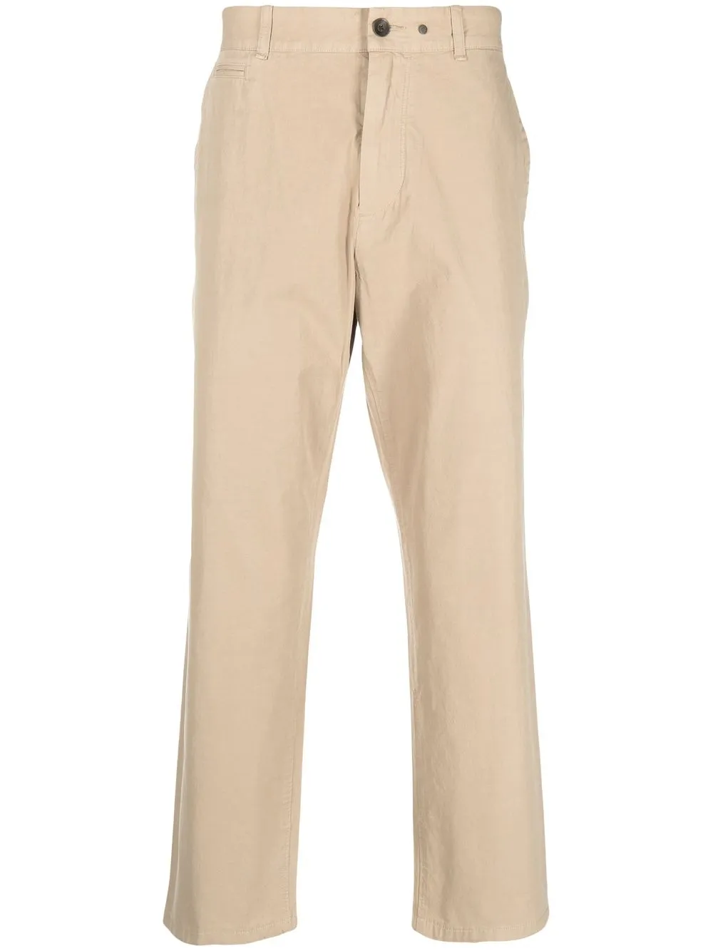 

rag & bone cropped cotton chino trousers - Neutrals