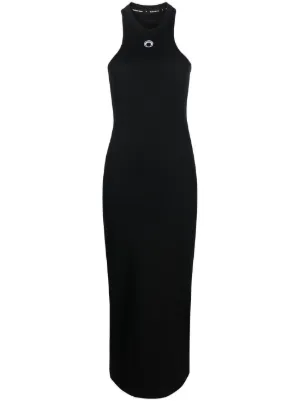 BTFBM Abito da Donna Casual a Maniche Lunghe, Girocollo, Autunnale, Bohémien, vestibilità Rilassata, Floreale, Maxi Abito da Cocktail a Strati, S