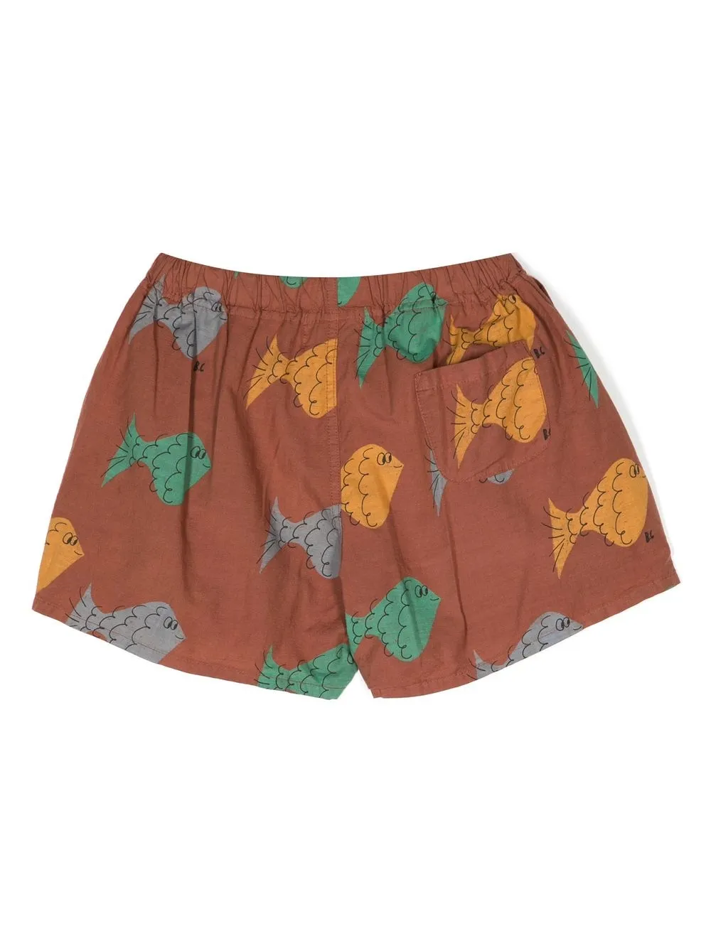 Shop Bobo Choses All-over Print Organic-cotton Shorts In Brown