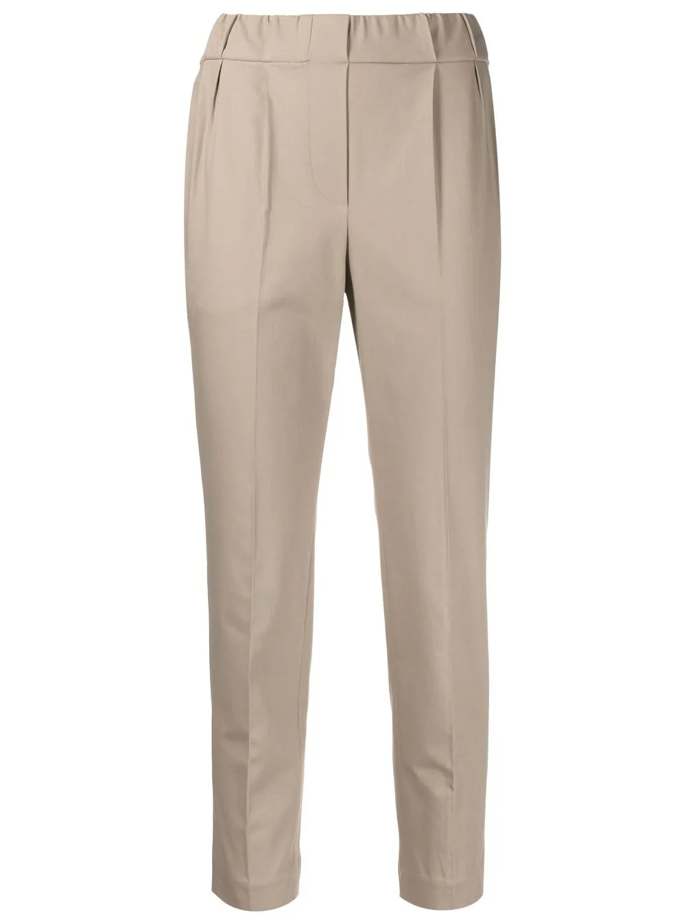 

Brunello Cucinelli cropped tapered trousers - Neutrals