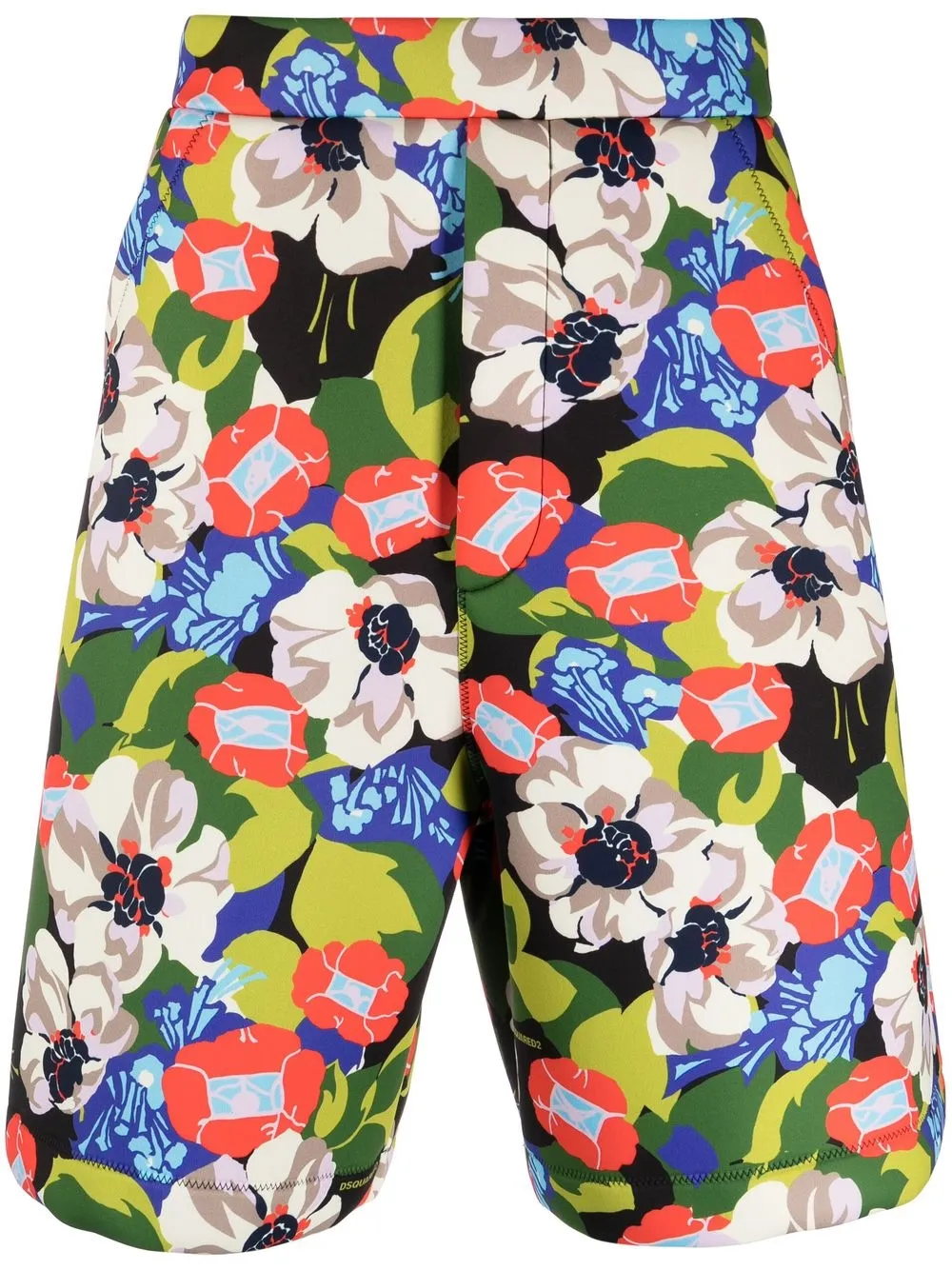 

Dsquared2 shorts con estampado floral - Negro