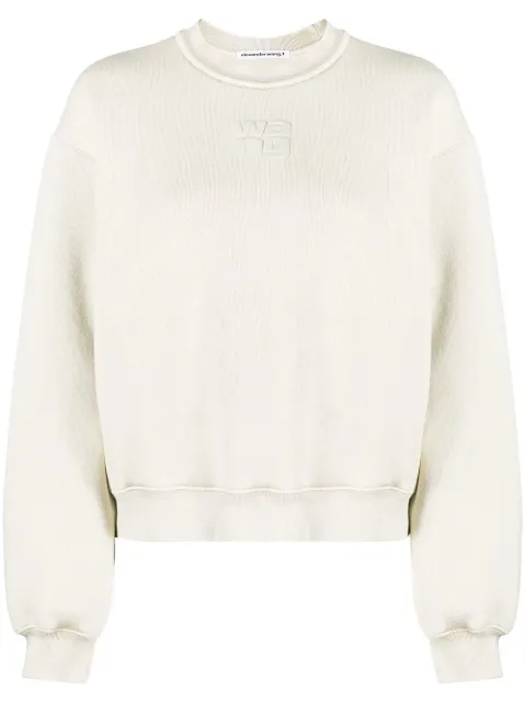 Alexander Wang logo-embossed sweatshirt