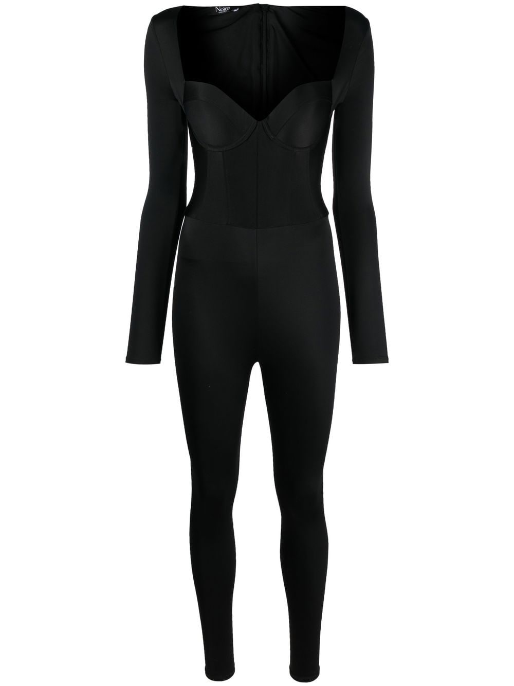 Image 1 of Noire Swimwear sweetheart-neck stretch jumpsuit