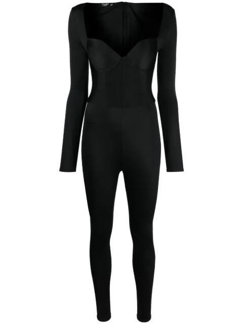 Noire Swimwear sweetheart-neck stretch jumpsuit