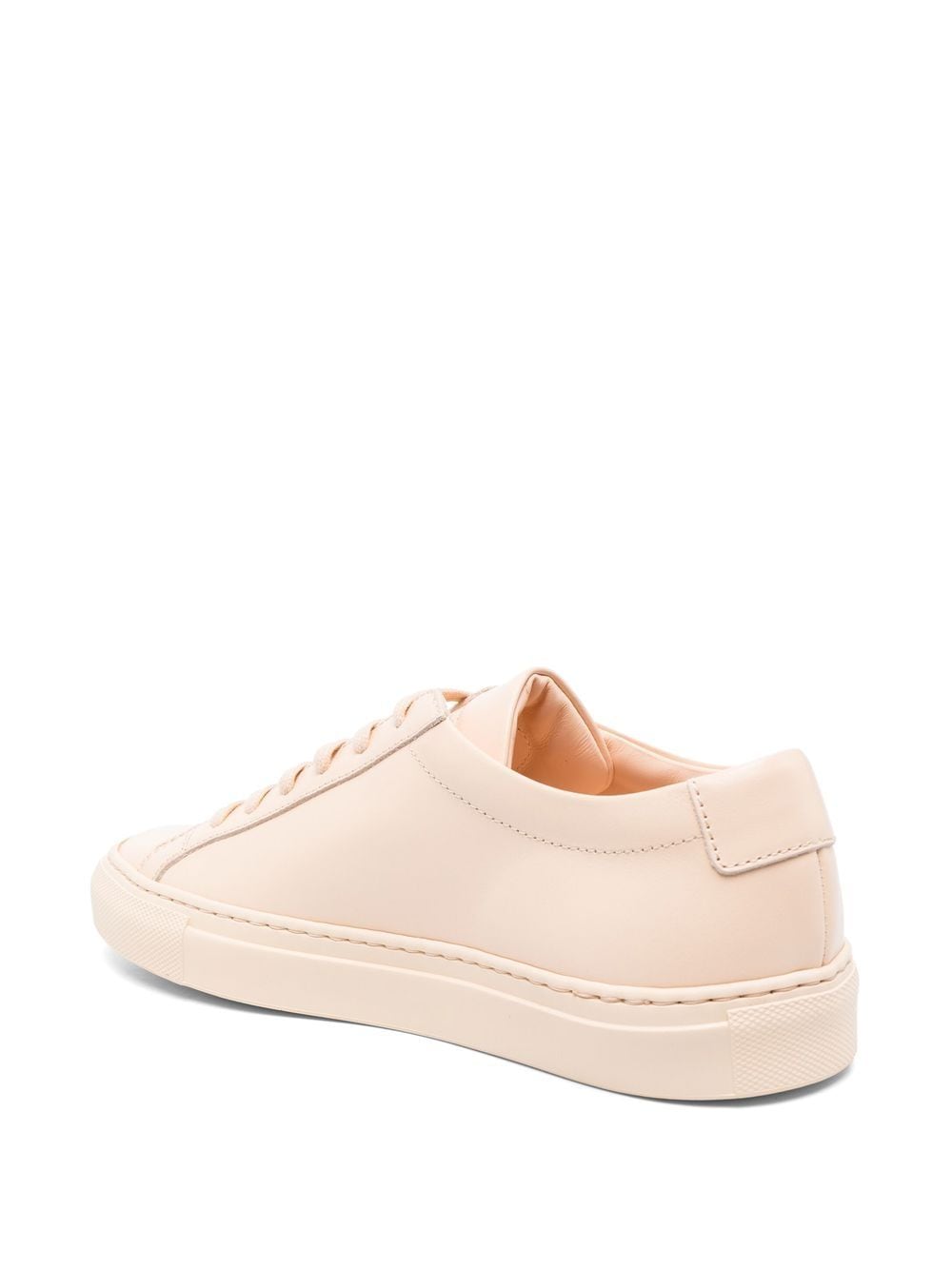 Shop Common Projects Leather Low-top Sneakers In Nude