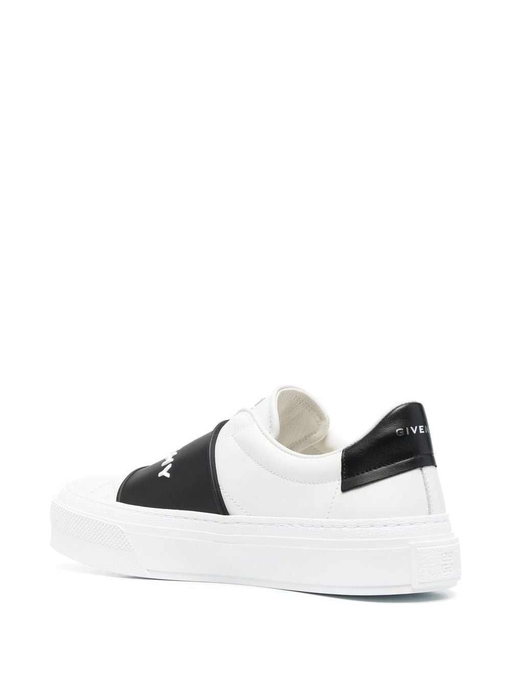 Shop Givenchy Logo-print Low-top Sneakers In White