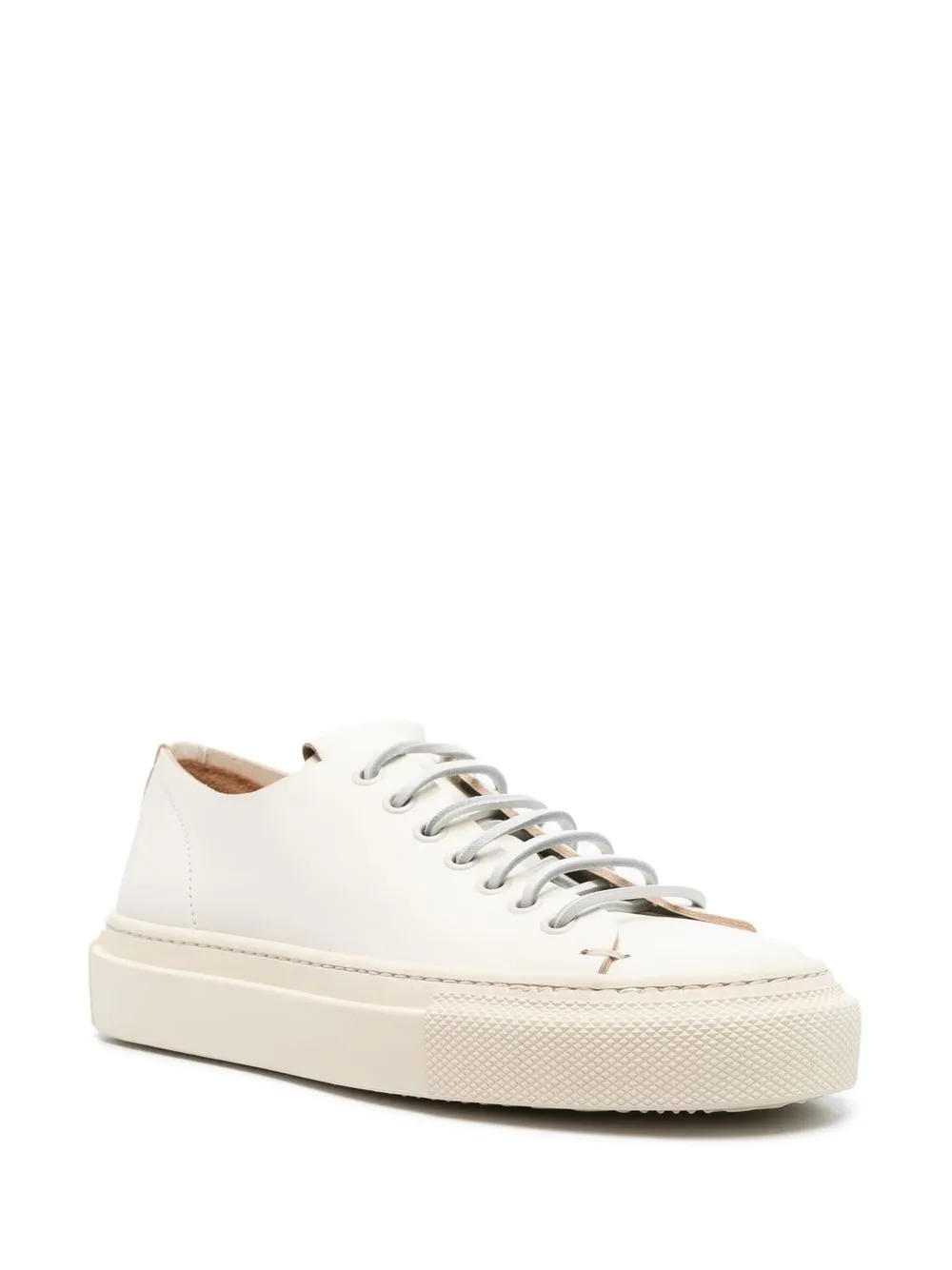 Shop Buttero Low-top Leather Sneakers In White