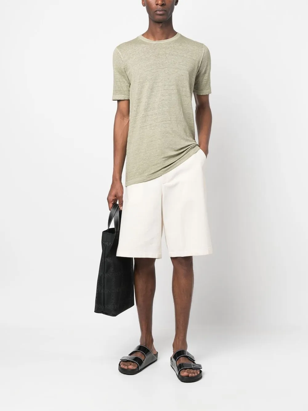 120% Lino T-shirt - Groen