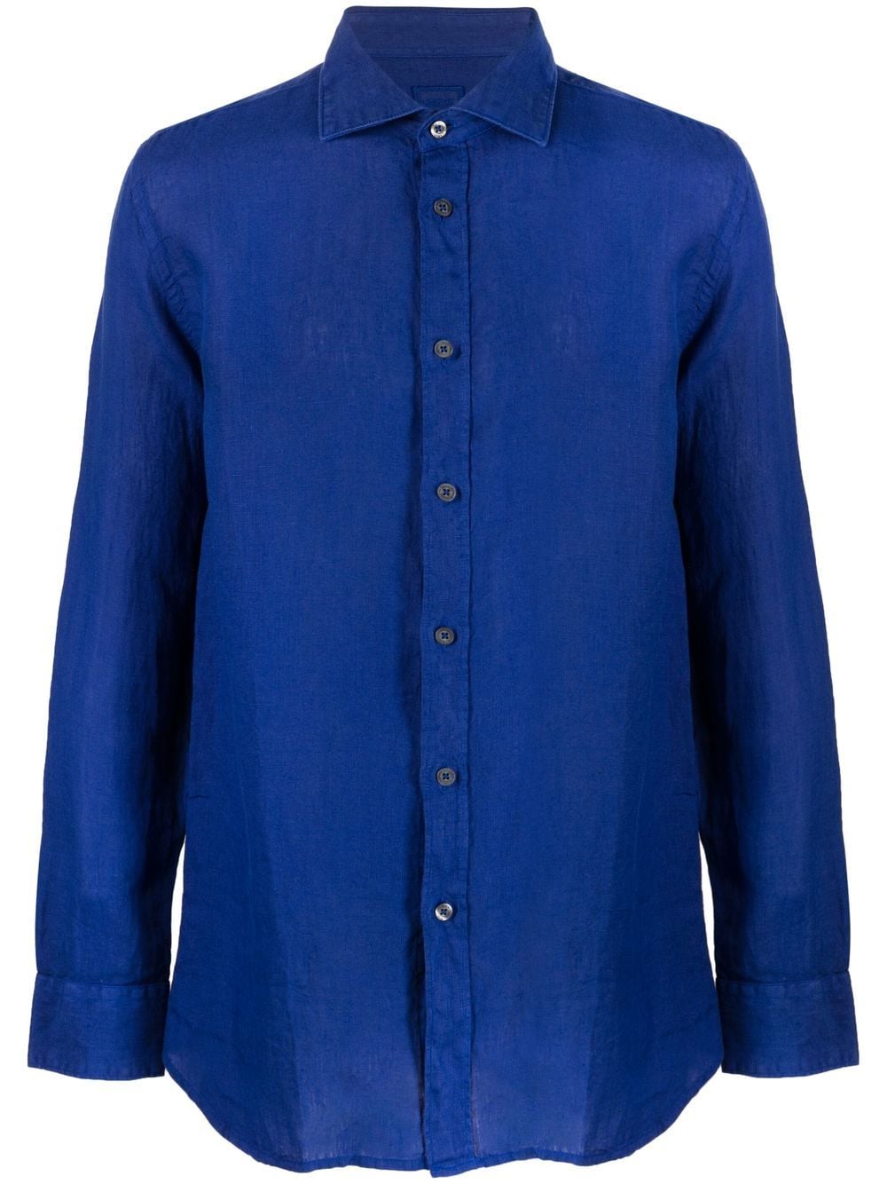 120% Lino Linen Classic Shirt In Blue | ModeSens