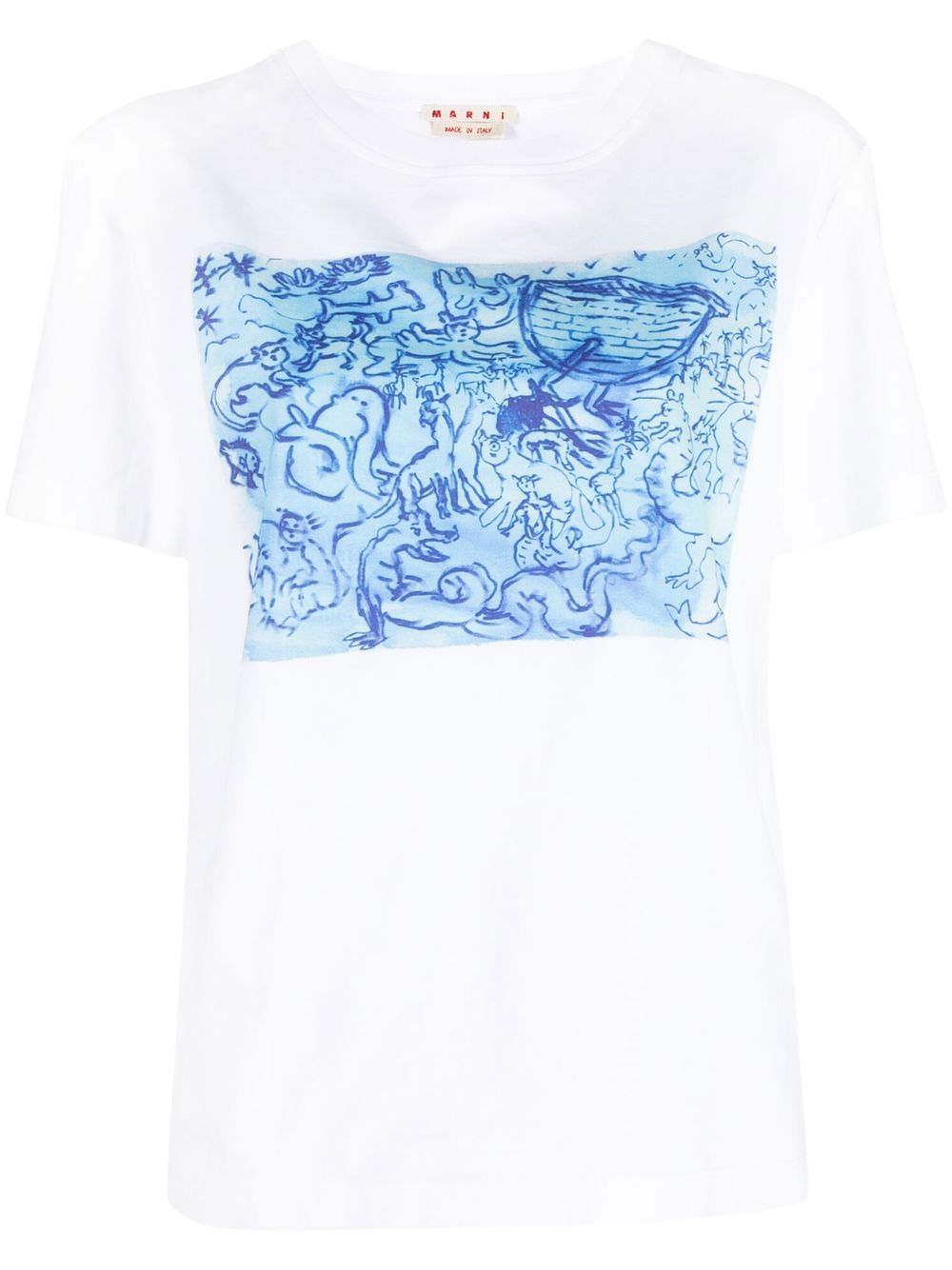 

Marni painting print t-shirt - White