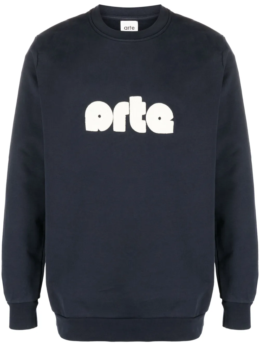 ARTE logo print Cotton Sweatshirt Farfetch