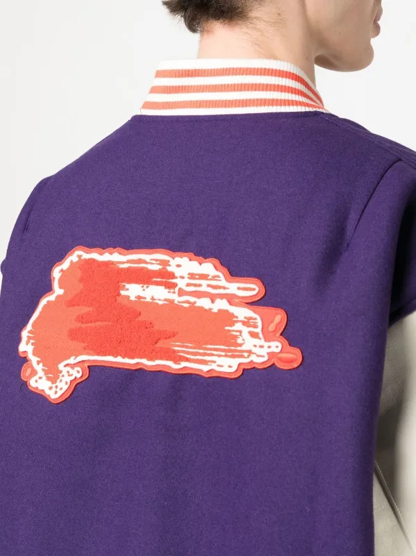 Y-3 グラフィック ボンバージャケット | パープル | FARFETCH JP