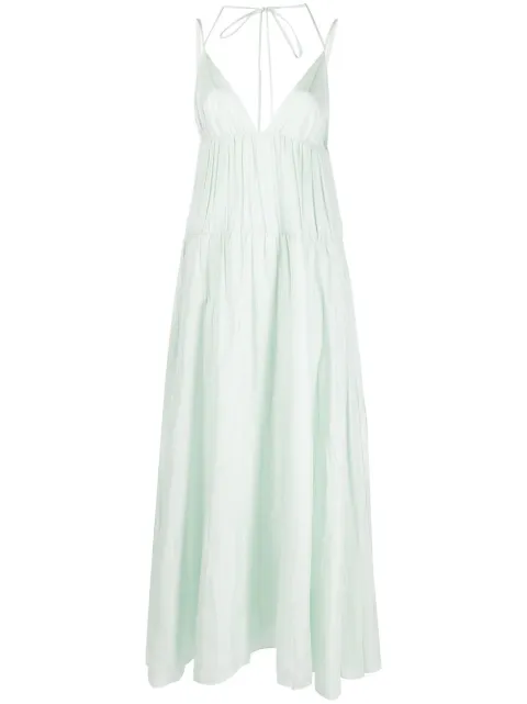 JOSEPH V-neck spaghetti-strap dress