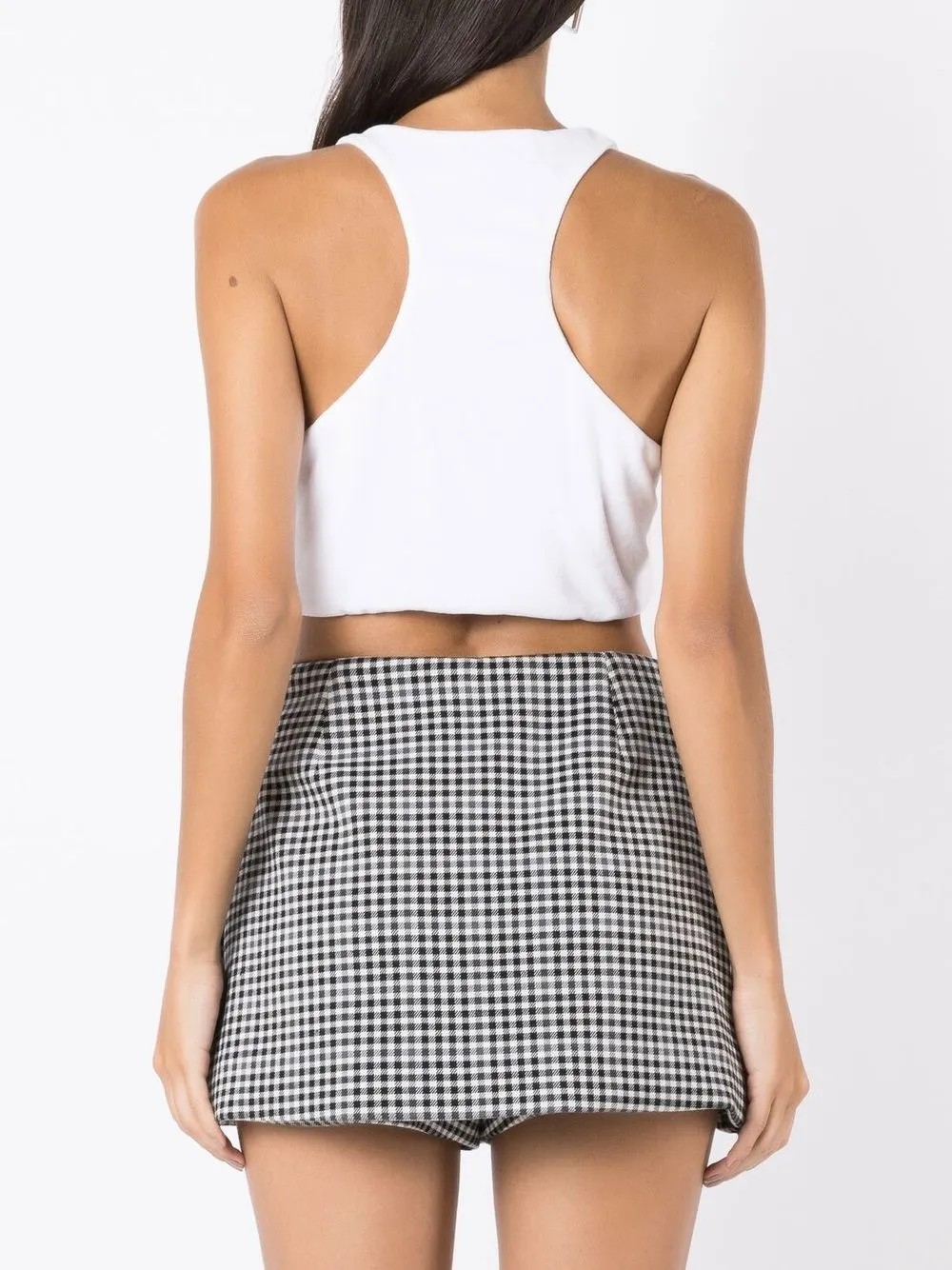 Shop Andrea Bogosian Dama I Cropped Top In White