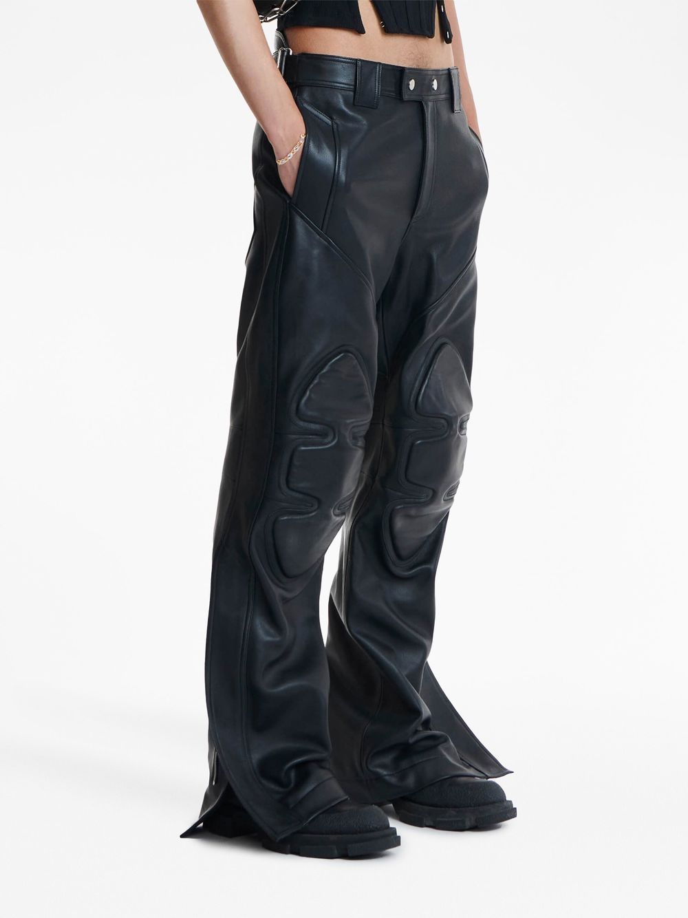 Rider leather trousers