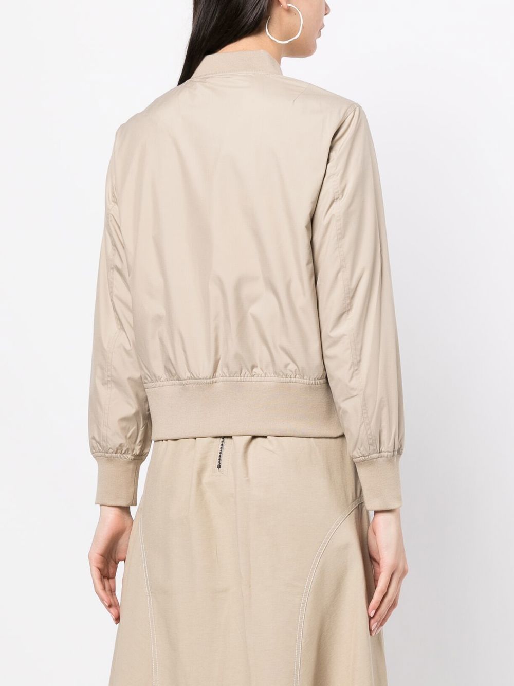 SPORT B. By Agnès B. Embroidered-logo Detail Bomber Jacket - Farfetch