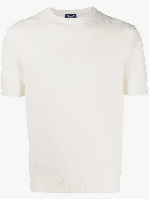 Drumohr crew-neck short-sleeve jumper