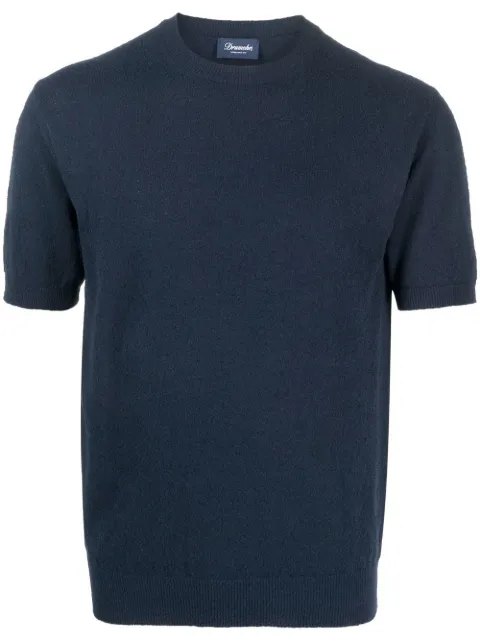 Drumohr crew-neck short-sleeve jumper