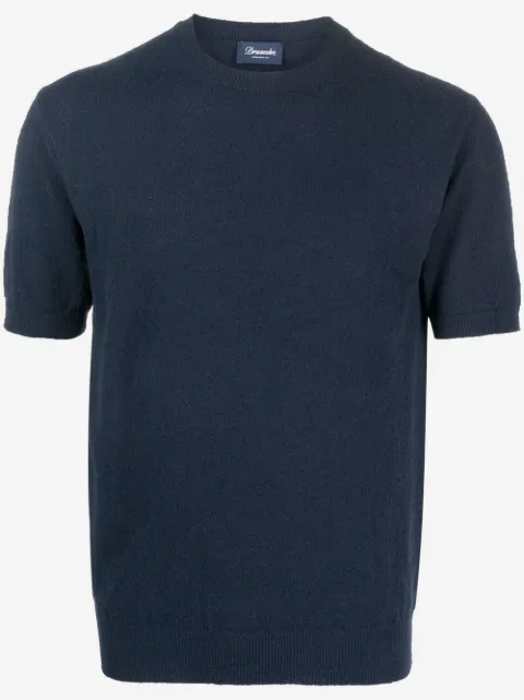 Drumohr crew-neck short-sleeve jumper