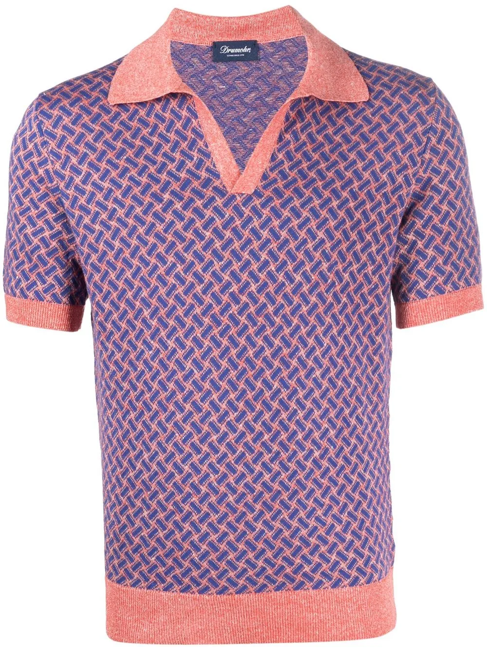 

Drumohr short-sleeve polo shirt - Orange