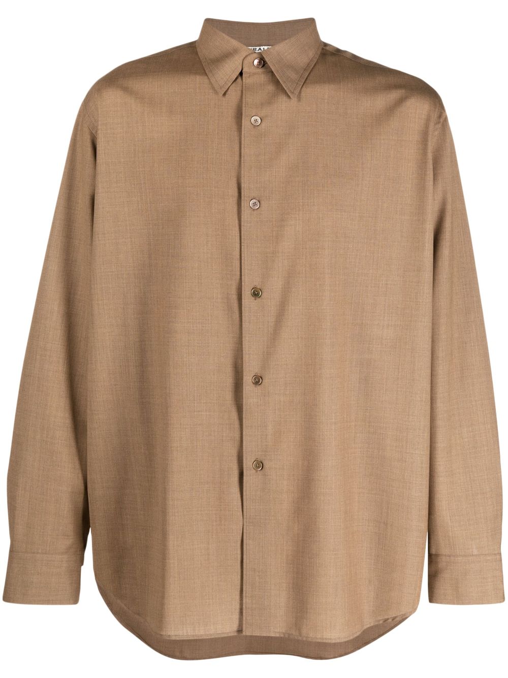 Auralee long-sleeve Wool Shirt - Farfetch