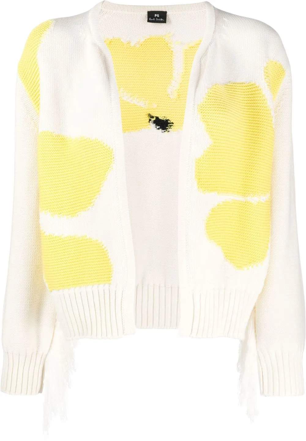 

PS Paul Smith graphic-print detail cardigan - Yellow