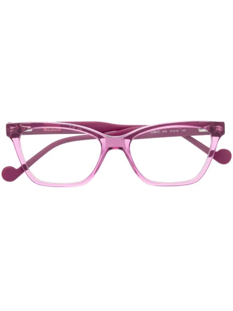 LIU JO stud detail cat-eye glasses