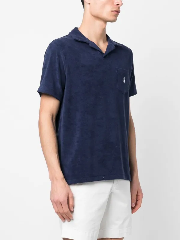 Polo Ralph Lauren Logo Patch Pocket Polo Shirt - Farfetch