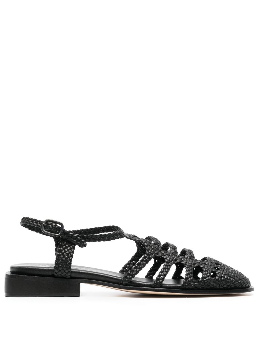 

Hereu braided leather sandals - Black