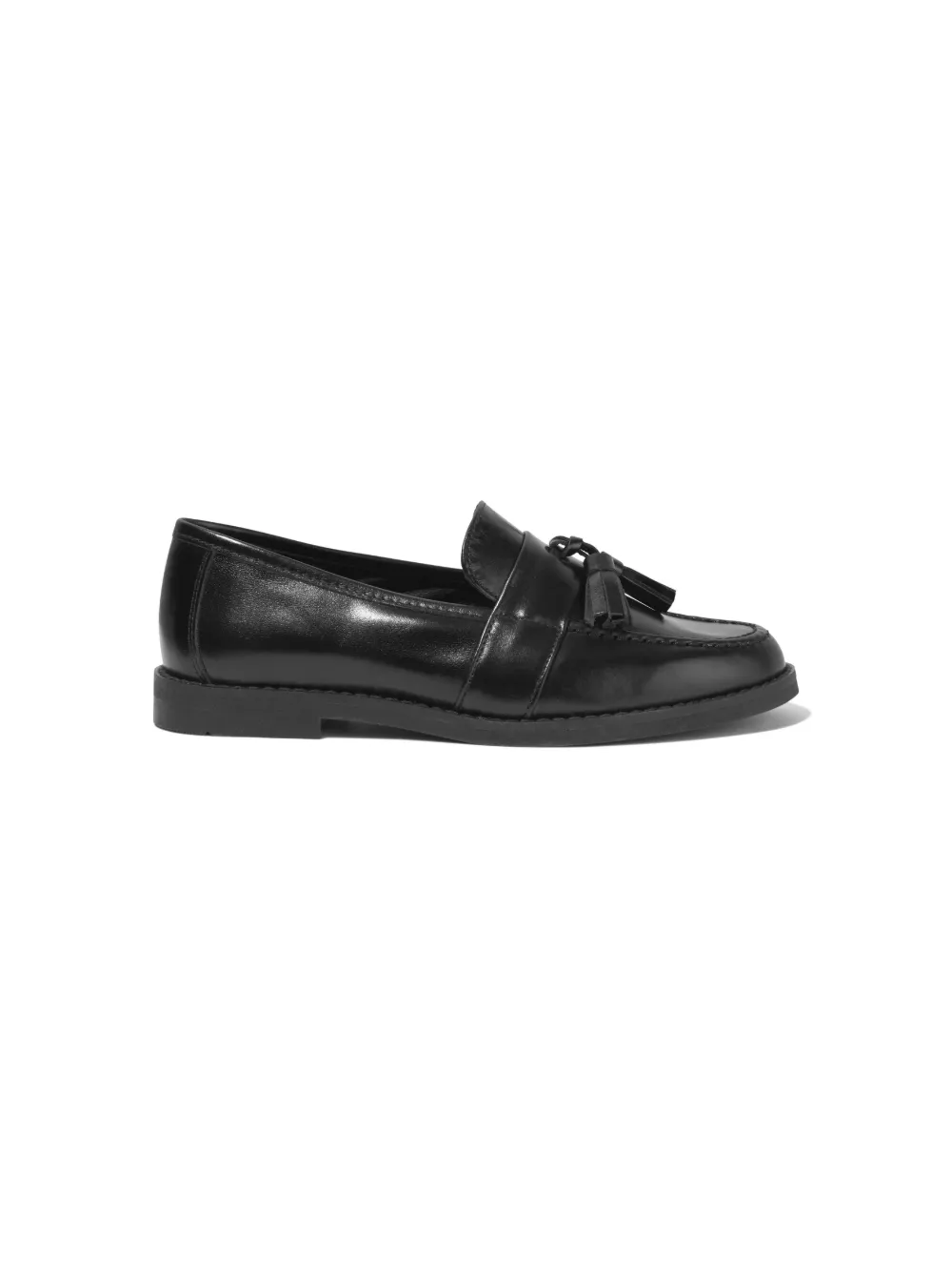 ANDANINES tassel-detail leather loafers - Black