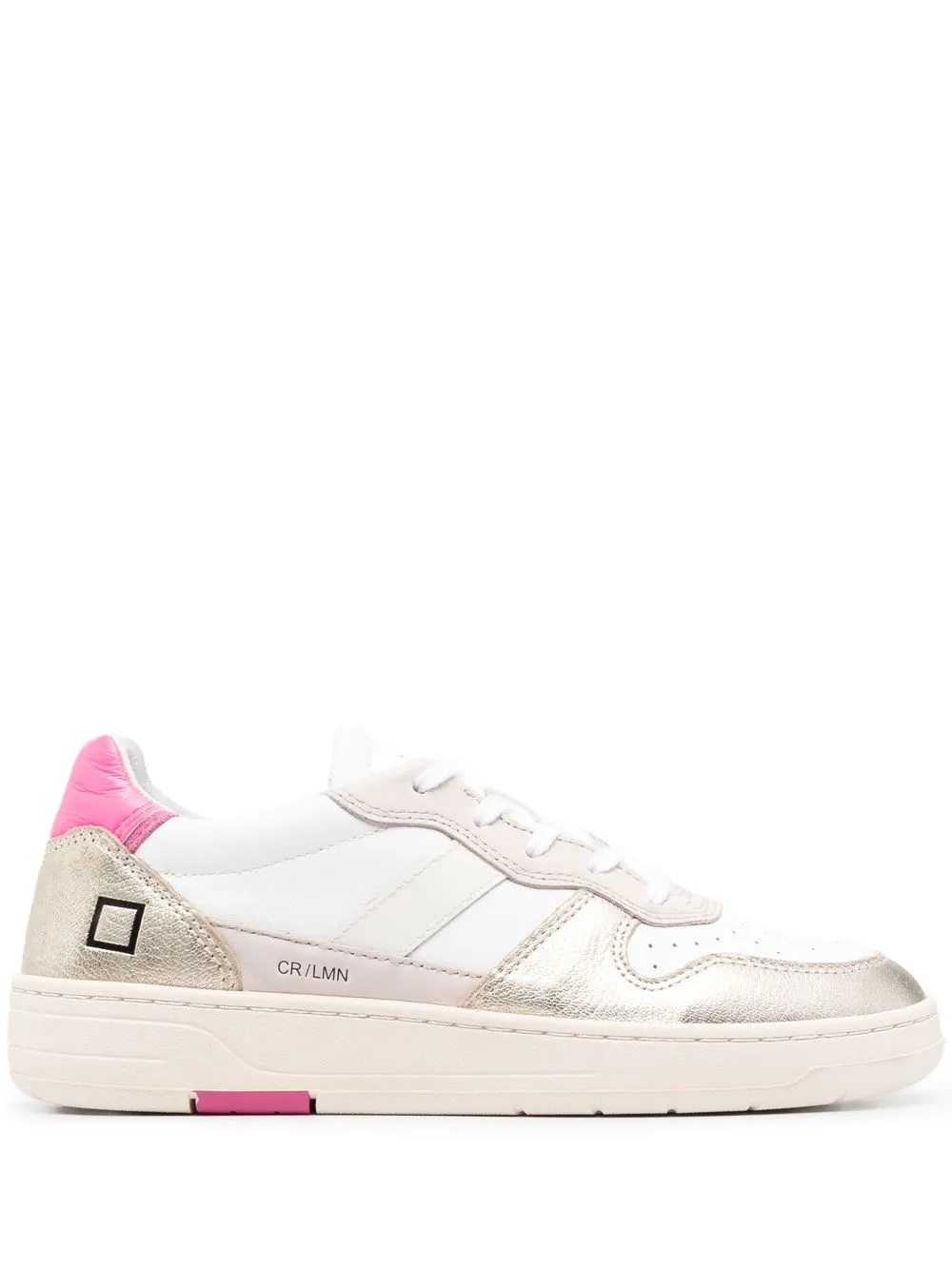 D.A.T.E. striped low-top sneakers