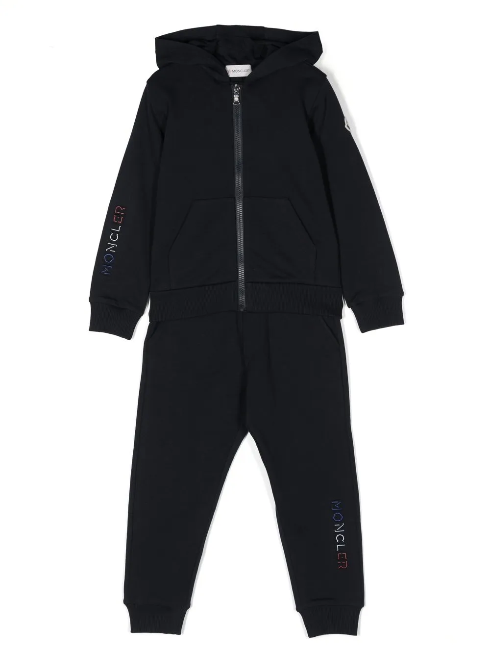 

Moncler Enfant logo-print cotton tracksuit set - Blue