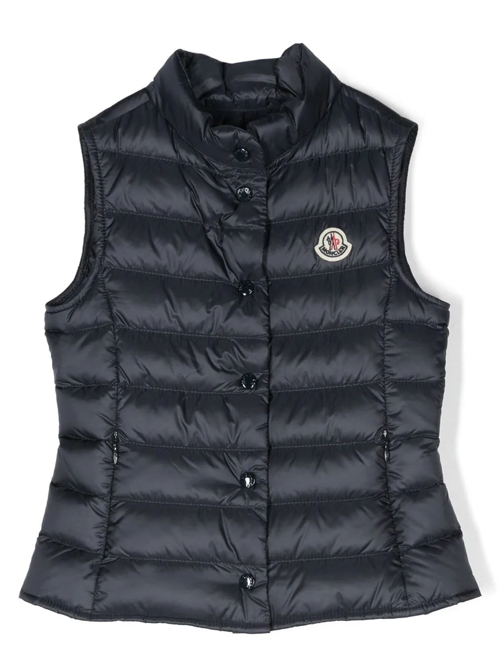 

Moncler Enfant padded chest logo-patch gilet - Blue