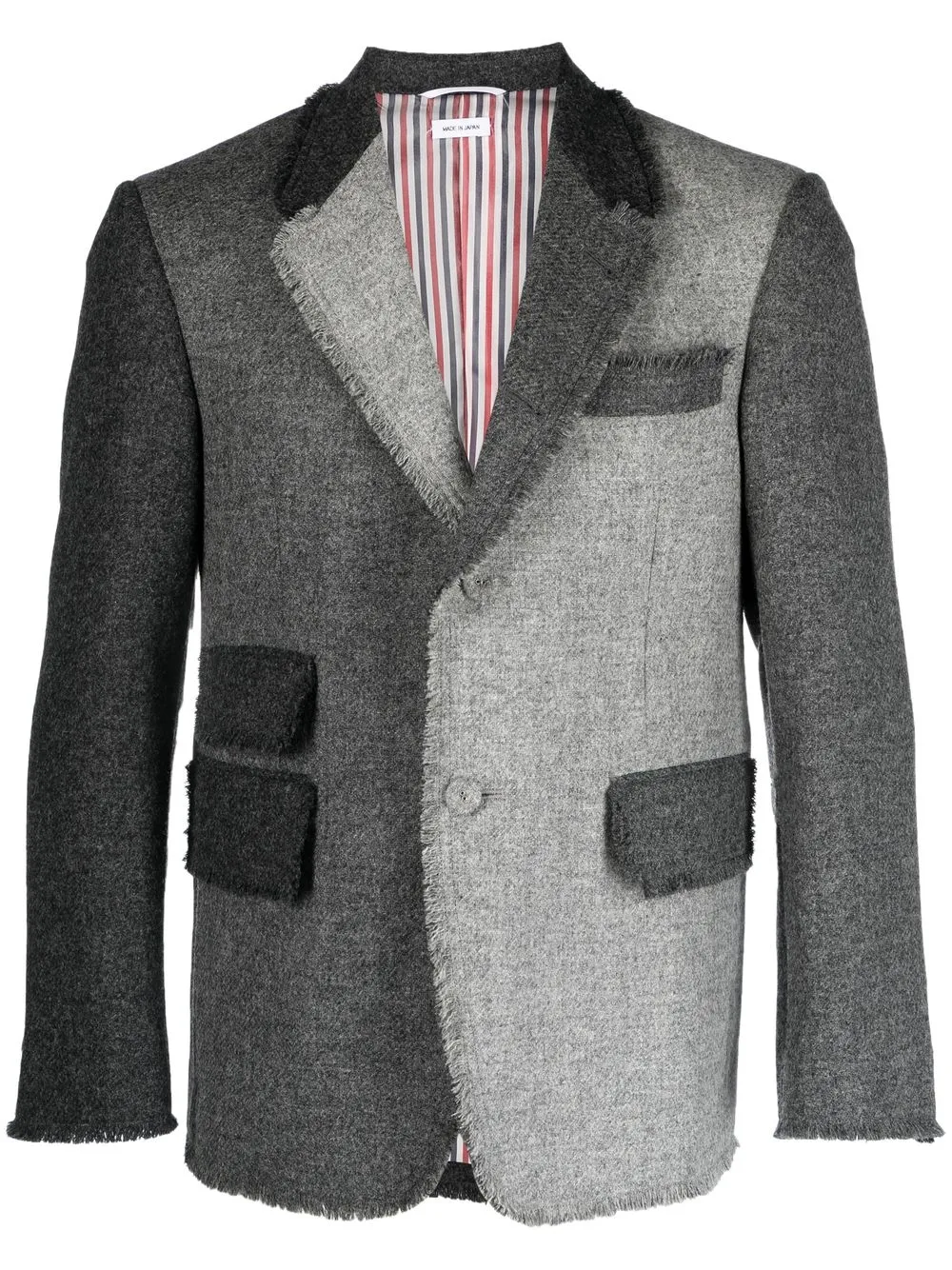 Thom Browne saco con botones y paneles | gris | Image 1