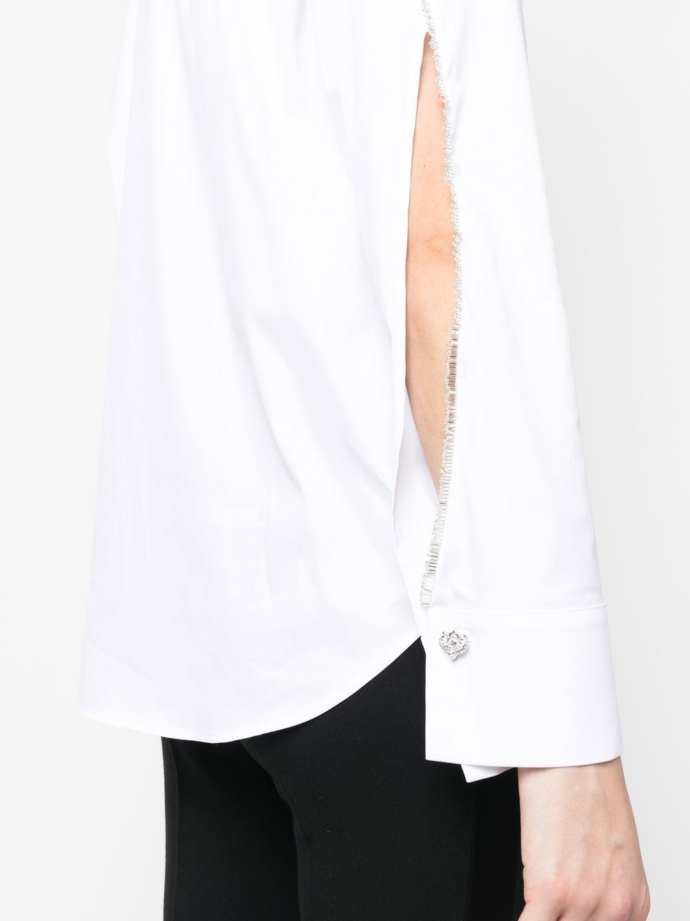 Shop Genny Long Sleeves Shirt In White