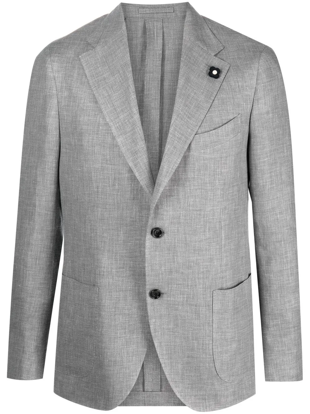 

Lardini blazer con botones - Gris