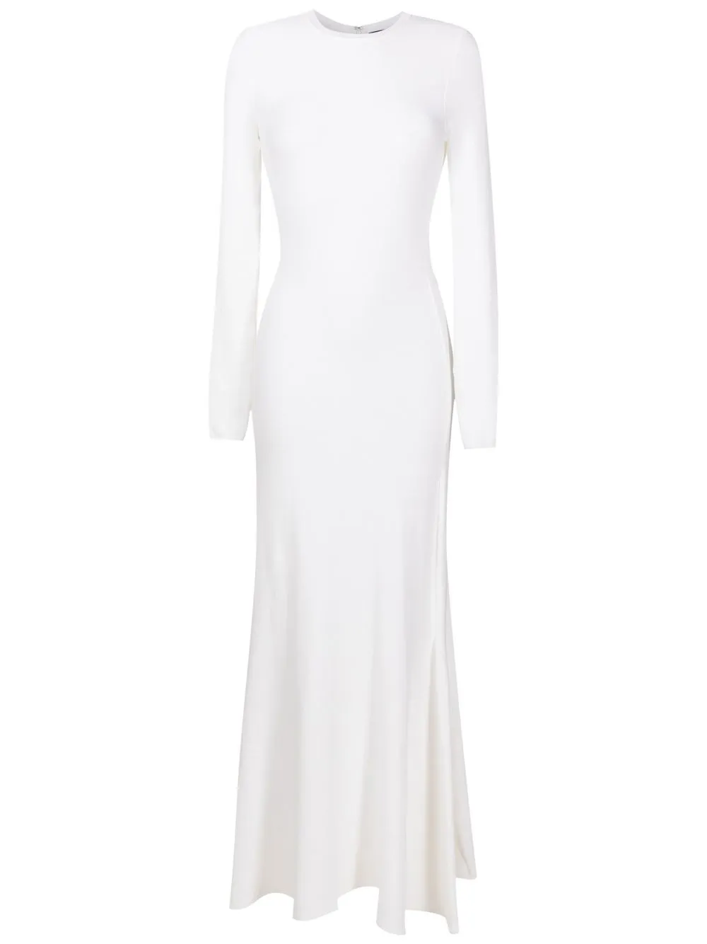 Andrea Bogosian Dolatina I Long-sleeved Gown In White