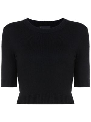 Andrea Bogosian Alya Knitted Cropped Top - Farfetch
