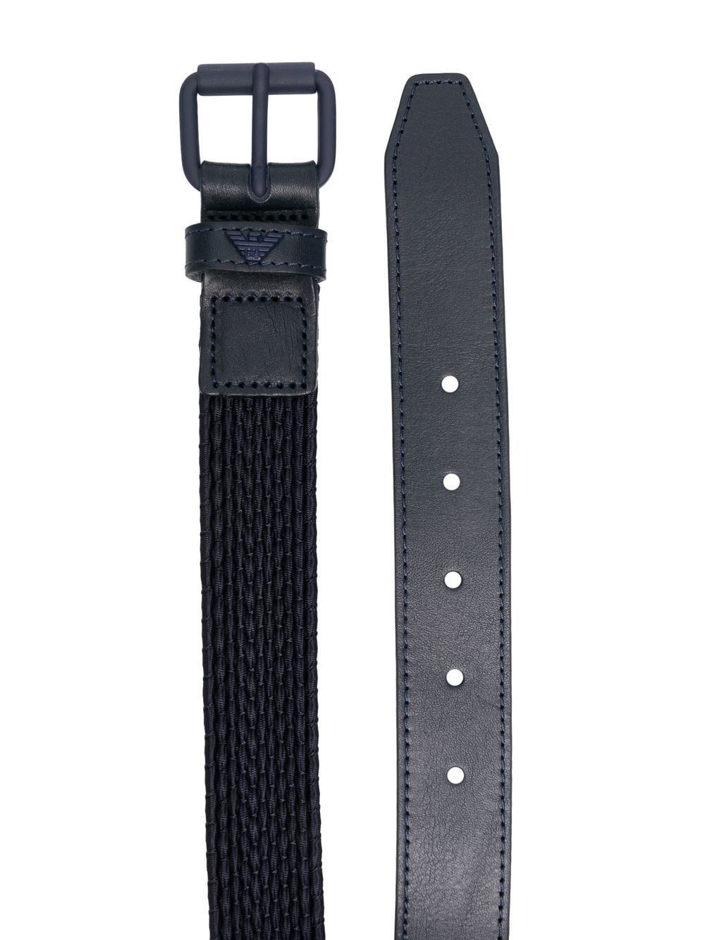 Image 2 of Emporio Armani Kids buckle-fastening woven belt