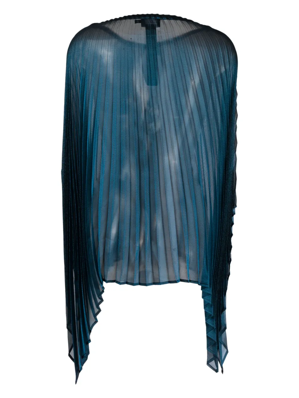 Giorgio Armani Cape met knopen - Blauw